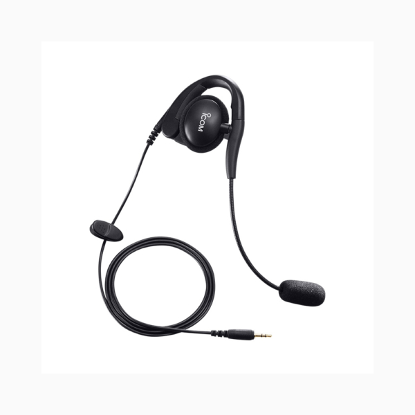 icom hs-94 earhook type headset marine comms accessories
