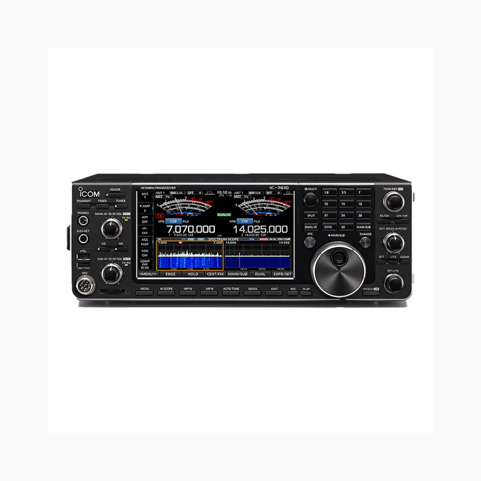 ICOM IC-7610 HF/50MHz All Mode Transceiver | Tecomart