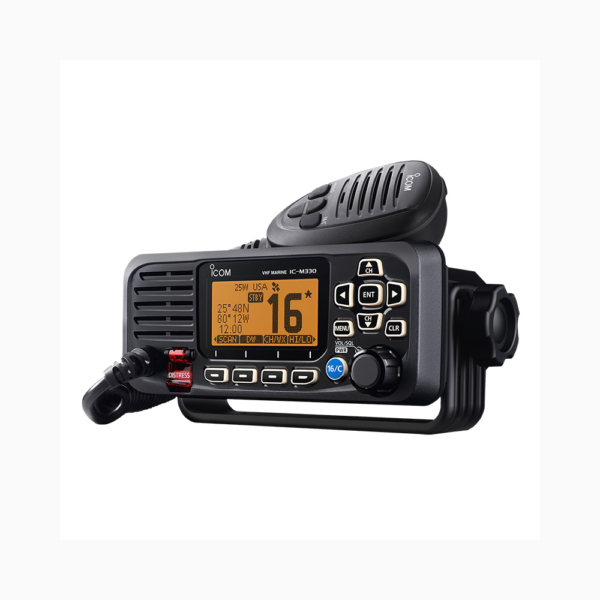 icom ic-m330 without gps receiver marine comms vhf fixed mount 2