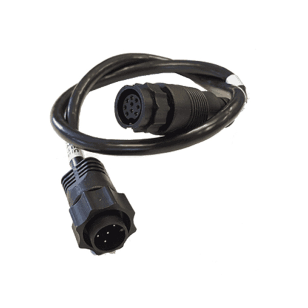 lowrance 9 to 7-pin transducer adapter for airmar transducers marine nav accessories