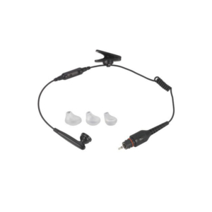 motorola 1-wire earbud 29cm cordblack nntn8294 lmr accessories