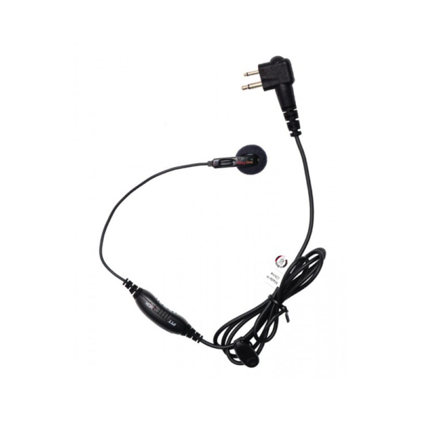 motorola earbud with in-line mic pmln6534 lmr accessories