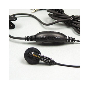 motorola earbud with in-line mic/ptt/vox switch mag one pmln4442 lmr accessories