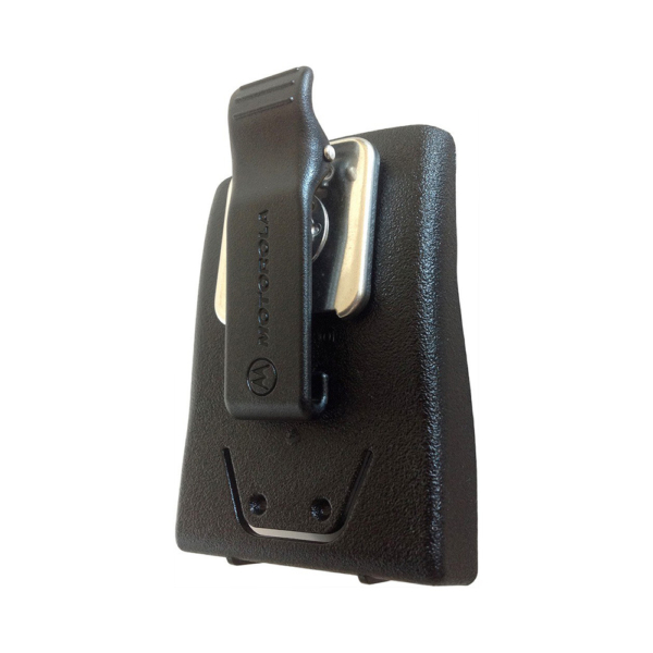 motorola lmr accessories plastic holster with swivel belt clip jmzn4023 1