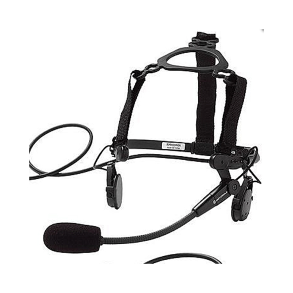 motorola lmr accessories tactical temple transducer with noise canceling boom microphone pmln6833 1