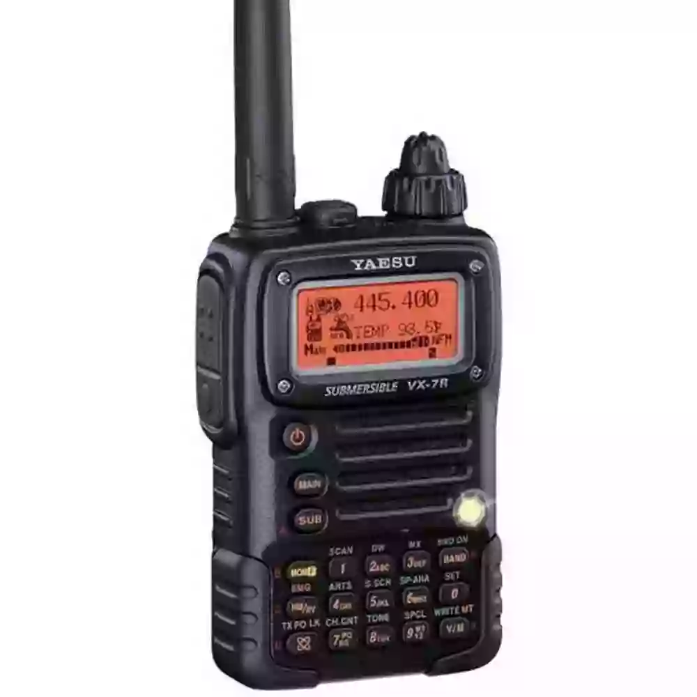 Yaesu VX-7R dual band Transceiver (Battery not included)